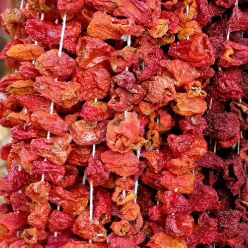 Kuru Dolmalık Acı Biber 1 Dizi (45-50 adet)